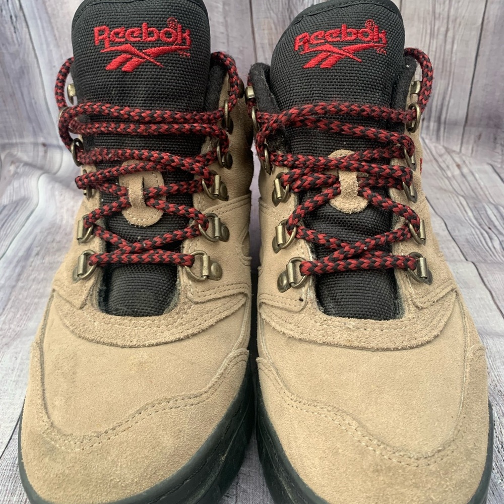 Reebok Women’s Brown Suede Leather Hiking Boots Sz 8 View 3
